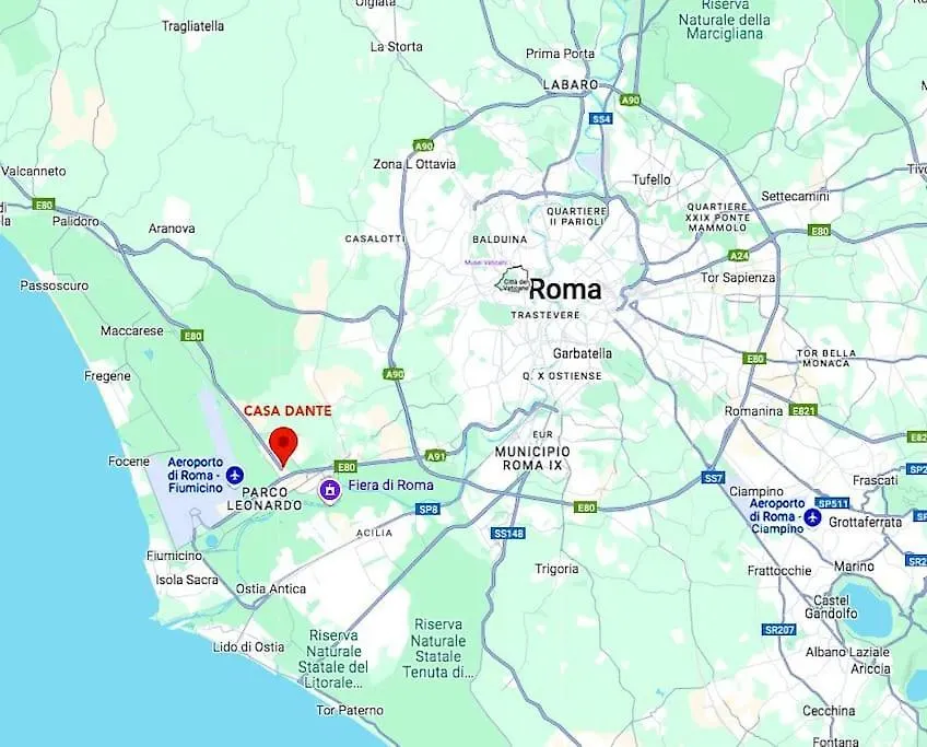 Apartmán Casa Dantemini Casa Fiera Di Roma Piana Del Solerm Fiumicino 0*, Řím Itálie
